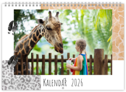 Nástenný plánovací fotokalendar - Zoo 