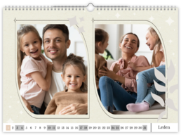 Fotokalendář exklusiv na šířku - Family portrait