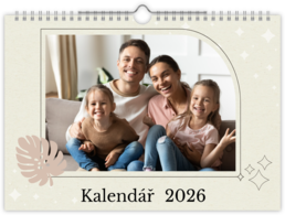 Fotokalendár nástenný mesačný na šírku - Family portrait