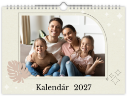 Fotokalendár nástenný mesačný na šírku - Family portrait