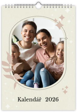 Fotokalendar nástenný mesačný na výšku z fotiek - Family portrait