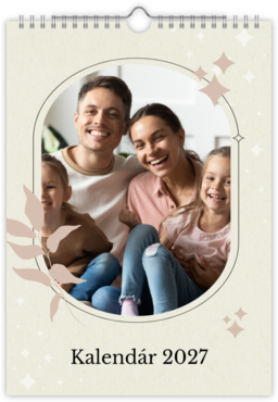 Fotokalendar nástenný mesačný na výšku z fotiek - Family portrait