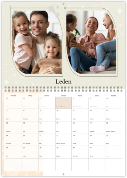 Nástenný plánovací fotokalendar - Family portrait