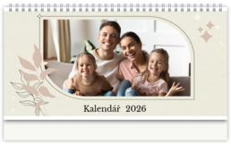 Stolní fotokalendář s vlastními jmény - Family portrait