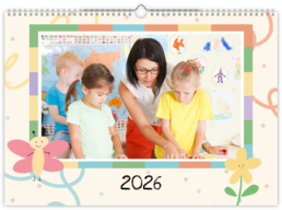 Fotokalendář exklusiv na šířku - Color windows 