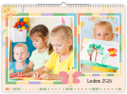 Fotokalendář exklusiv na šířku - Color windows 