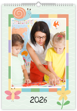 Fotokalendář exklusiv na výšku - Color windows