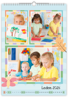 Fotokalendář exklusiv na výšku - Color windows