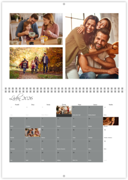 Nástenný plánovací fotokalendar - Klenba 