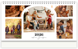 Stolní fotokalendář s vlastními jmény - Klenba