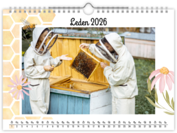 Fotokalendár nástenný mesačný na šírku - Včelár