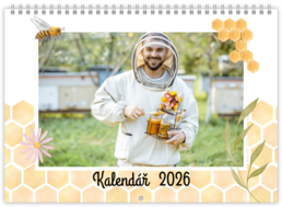 Nástenný plánovací fotokalendar - Včelár