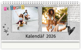 Stolní fotokalendář s vlastními jmény - Teenagers