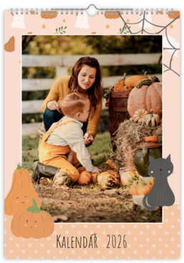 Fotokalendář exklusiv na výšku - Dýně