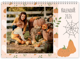 Nástenný plánovací fotokalendar - Tekvica