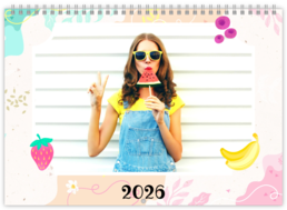 Nástenný plánovací fotokalendar - Ovocie