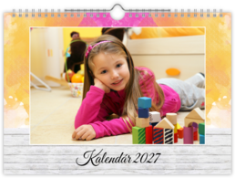 Fotokalendár nástenný mesačný na šírku - Colorful 