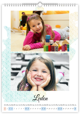 Fotokalendář exklusiv na výšku - Colorful 