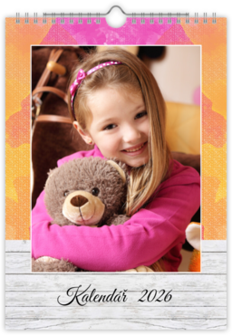 Fotokalendar nástenný mesačný na výšku z fotiek - Colorful 