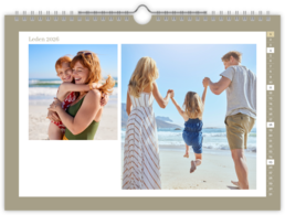 Fotokalendár nástenný mesačný na šírku - Slovo Rodina