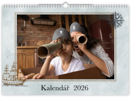 Fotokalendář exklusiv na šířku - Piráti
