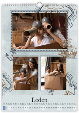 Fotokalendář exklusiv na výšku - Piráti 