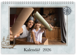 Nástenný plánovací fotokalendar - Piráti