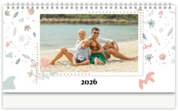 Stolní fotokalendář s vlastními jmény - Plants Ornament