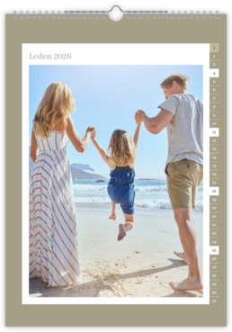 Fotokalendář exklusiv na výšku - Slovo Rodina