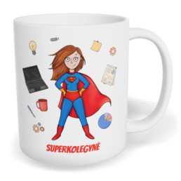 Hrnek klasický malý s vlastním potiskem - Super kolegyně