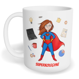 Hrnek klasický malý s vlastním potiskem - Super kolegyně