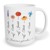 Hrnek klasický malý s vlastním potiskem - Babiččina zahrádka