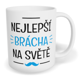 Hrnek klasický malý s vlastním potiskem - Nejlepší brácha na světě