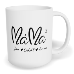 Hrnek klasický malý s vlastním potiskem - Máma, mom index