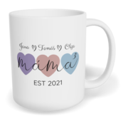 Hrnek klasický malý s vlastním potiskem - Máma dětí EST