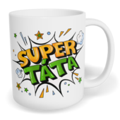 Hrnek klasický malý s vlastním potiskem - Super táta