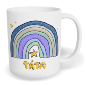 Hrnek klasický malý s vlastním potiskem - Duhový táta