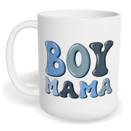 Hrnek klasický malý s vlastním potiskem - Boy mama
