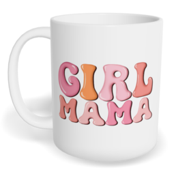 Hrnek klasický malý s vlastním potiskem - Girl mama