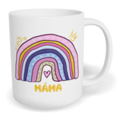 Hrnek klasický malý s vlastním potiskem - Duhová máma