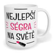 Hrnek klasický malý s vlastním potiskem - Nejlepší ségra na světě