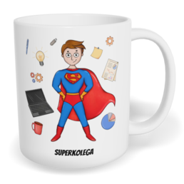 Hrnek klasický malý s vlastním potiskem - Super kolega