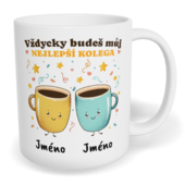 Hrnek klasický malý s vlastním potiskem - Nejlepší kolega