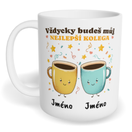 Hrnek klasický malý s vlastním potiskem - Nejlepší kolega