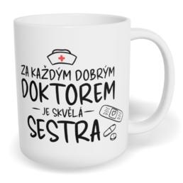 Hrnek klasický malý s vlastním potiskem - Skvělá sestra