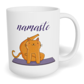 Hrnek klasický malý s vlastním potiskem - Namaste