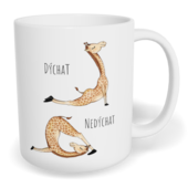 Hrnek klasický malý s vlastním potiskem - Dýchat, nedýchat