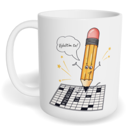 Hrnek klasický malý s vlastním potiskem - Vyluštím to!