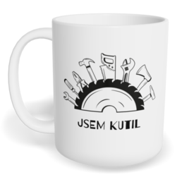 Hrnek klasický malý s vlastním potiskem - Kutil