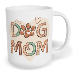 Hrnek klasický malý s vlastním potiskem - Dog mom